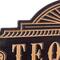 American Art Decor Tequila Embossed Black and Gold Metal Bar Sign